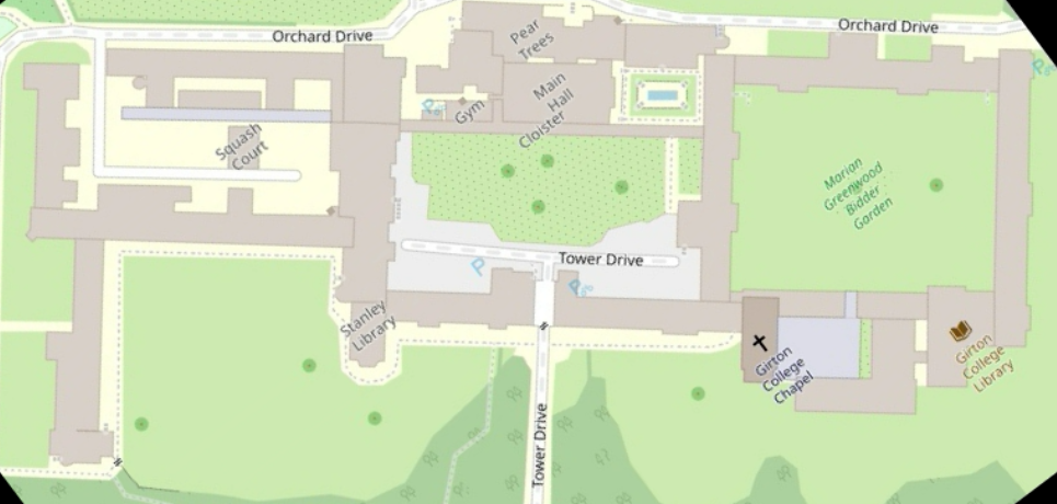 map of girton college